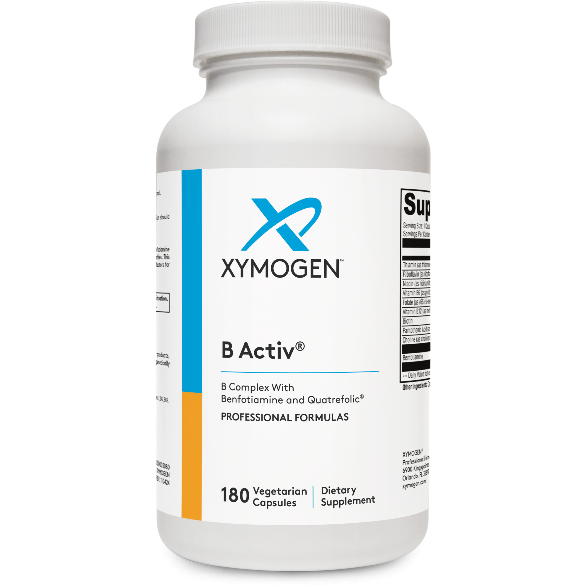 B Activ Vitamin B Complex Supplement - 180 C | Xymogen